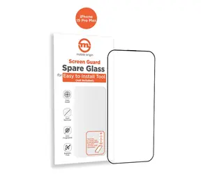 Mobile Origin Orange Screen Guard Ersatzglas Apple iPhone 15 Pro Max / Ersatzglas für Einbauset