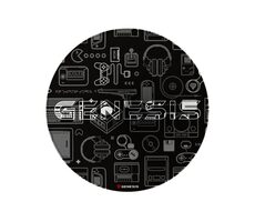 Genesis Tellur 300 Gear schwarz / Stuhlmatte / 100 x 100cm