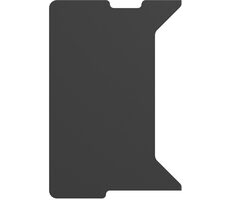 Genesis Holm Modular Blat schwarz / Beistelltischplatte / 50cm / links