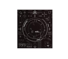 Genesis Tellur 400 schwarz / Stuhlkissen / 110 x 100cm