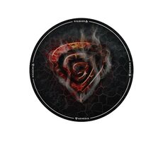 Genesis Tellur 400 Rund Lava schwarz / Stuhlmatte / 100 x 100cm