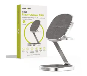 Mobile Origin TravelCharge PRO silber / Ladestation