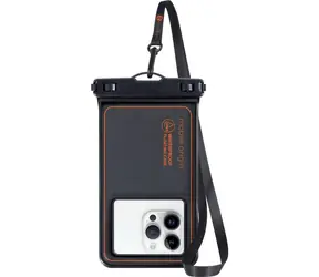 Mobile Origin Waterproof Floating Case 6,5" schwarz/orange / wasserdichtes Universalgehäuse
