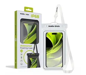 Mobile Origin Waterproof Floating Case 6,5" weiß/schwarz / wasserdichtes Universalgehäuse