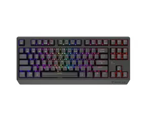 Genesis Thor 230 TKL RGB Wireless Outemu Silent Lemon US schwarz / kabellose Gaming-Tastatur / USB / Bluetooth