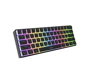 Genesis Thor 660 G2 RGB Gateron Red US schwarz / kabellose Gaming-Tastatur / USB / Bluetooth