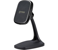 Ausgepackt - Pitaka MagEZ Mount Qi schwarz / magnetische Smartphone-Halterung mit Wireless Charger / 360° drehbar / unverpackt