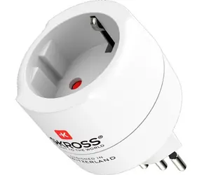 SKROSS Reiseadapter für Brasilien & Italien & Schweiz Typ J/N/L