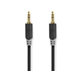Nedis Stereo-Audiokabel 3,5 mm Klinke (M) - 3,5 mm Klinke (M) 3,00 m Schwarz 