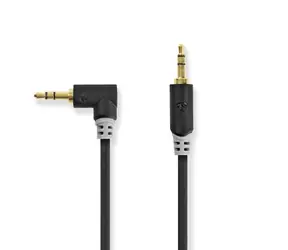 Nedis Stereo-Audiokabel 3,5 mm Klinke (M) - 3,5 mm Klinke (M) 1,00 m Schwarz 