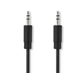 Nedis Stereo-Audiokabel 3,5 mm Klinke (M) - 3,5 mm Klinke (M) 1,00 m Schwarz 