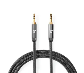 Nedis Stereo-Audiokabel 3,5 mm Klinke (M) - 3,5 mm Klinke (M) 5,00 m Grau 