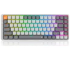 Ausgepackt - Redragon K652 Azurgrau / Kabellose Gaming-Tastatur / mechanisch / rote Schalter / USB / RF 2,4 GHz / Bluetooth / US / ausgepackt