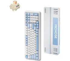 MCHOSE MC-K99 Icy Creamsicle blau / kabellose Gaming-Tastatur / mechanisch / Icy Creamsicle / 2,4 GHz / BT / US-Layout