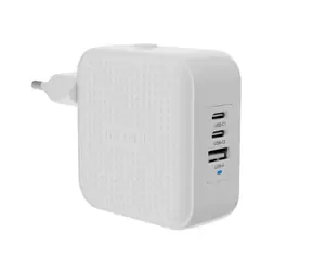 Targus HyperJuice 70W weiß / Wandladegerät / 2x USB-C / 1x USB-A / QC 3.0 / PD 3.0