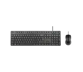 Targus AKM622ES Vollgröße schwarz / Tastatur + Maus / USB / Antibakteriell / ES