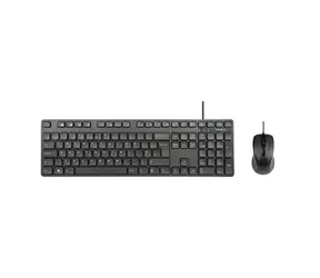 Targus AKM622FR Vollgröße schwarz / Tastatur + Maus / USB / Antibakteriell / FR