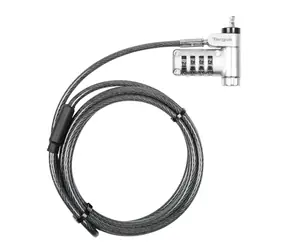 Targus DEFCON Ultimate silber / Sicherheitskabelschloss / 2 m