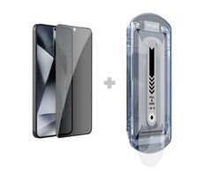 Nillkin Tempered Glass 0,25 mm Guardian 2.5D für Samsung Galaxy S25 Schwarz (mit Applikator)