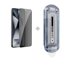 Nillkin Tempered Glass 0,25 mm Guardian 2.5D für Samsung Galaxy S25+ Schwarz (mit Applikator)