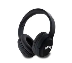 DKNY - Kabellose Kopfhörer mit Arch Logo aus PU-Leder in Schwarz