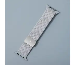 YENKEE YWB 050 AW Nylonarmband für Apple Watch 38 & 40 & 41 mm Grau