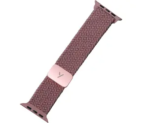 YENKEE YWB 052 AW Nylonarmband für Apple Watch 38 & 40 & 41 mm Lila 