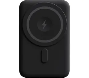 YENKEE YPB 501 MagSafe PB 5000 BK SILIC schwarz / kabelloses MagSafe Ladegerät / 5000 mAh / 15W / USB-C / Ständer