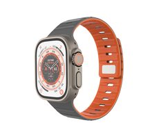 FIXED Silikon-Magnetarmband für Apple Watch 44/45/46/49 mm hellgrau