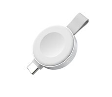 FIXED Orb 2 USB-C-Ladeadapter für Apple Watch mit Schnellladeunterstützung, Weiß