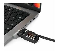 Compulocks Adapter + Zahlenschloss für Apple Macbook Pro 16" 2021 schwarz