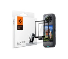 Spigen Glass tR SLIM S2P Schutzglas für Insta 360 X4 schwarz / 2 Stück