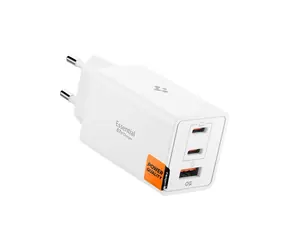 Spigen Essential EE673EU Ladegerät weiß / 2x USB-C / 1x USB-A / 67W