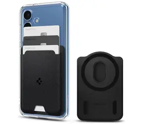 Spigen Urban Fit Wallet mit MagSafe für Samsung Galaxy S25 schwarz