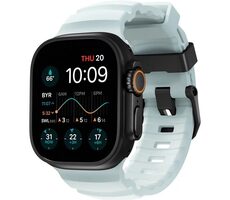Nomad Rocky Point Band Armband für Apple Watch 49/46/45/44/42 mm, eisblaues Leuchten