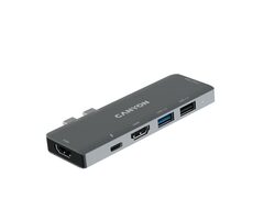 Canyon CNS-TDS05B Port-Replikator / 1xUSB-C PD 100W / 2xHDMI (4K) VGA / 3xUSB-A / SD-Lesegerät
