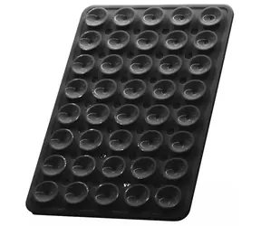 Mobile Origin Sticker Phone Mount O1 schwarz / Silikon-Telefonhalterung mit Saugnäpfen