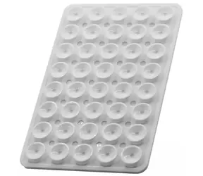 Mobile Origin Sticker Phone Mount O1 hellweiß / Silikon-Telefonhalterung mit Saugnäpfen