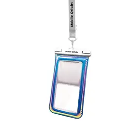 Mobile Origin Waterproof Floating Case 6.8" - Glitzer/Weiß / wasserdichte Universalhülle