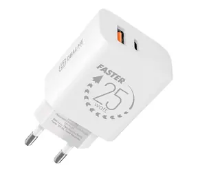 Obal:Me Reiseladegerät USB-A + USB-C 25W Weiß
