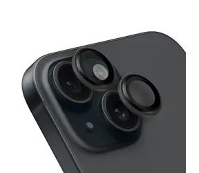 Obal:Me Objektivschutz für Apple iPhone 15/15 PLUS Schwarz