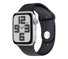 Obal:Me Silikonarmband für Apple Watch 42-49 mm ML, Schwarz