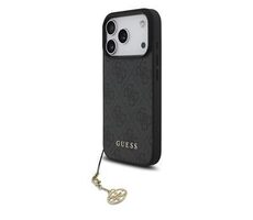 Guess 4G Charm Back Cover für iPhone 17 Pro Tone in Ton Grau