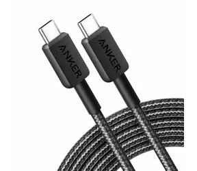 Anker 322 Kabel schwarz / USB-C - USB-C / 1,8m / 60W 