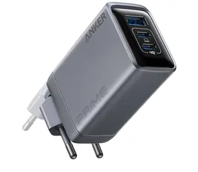 Anker Prime Wandladegerät Silber / 2xUSB-C / 1xUSB / 100W