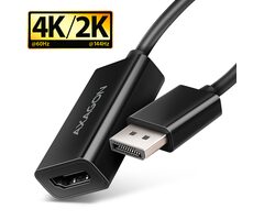 Axagon RVD-HI20N, DisplayPort -> HDMI 2.0b Reduzierstück / Adapter, 4K/60Hz