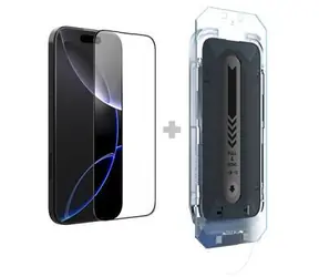 Nillkin Tempered Glass 2.5D CP+ PRO Black für Apple iPhone 16 Pro (mit Applikator)