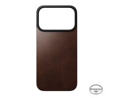 Nomad Magnetic Leather Back Magsafe Backcover für Apple iPhone 17 Pro Rustikalbraun (Horween)