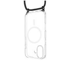 FIXED MagPure Neck Case mit schwarzem Lanyard für Apple iPhone 17