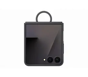 Samsung Silikonhülle mit Fingerhalterung Flip7 Schwarz